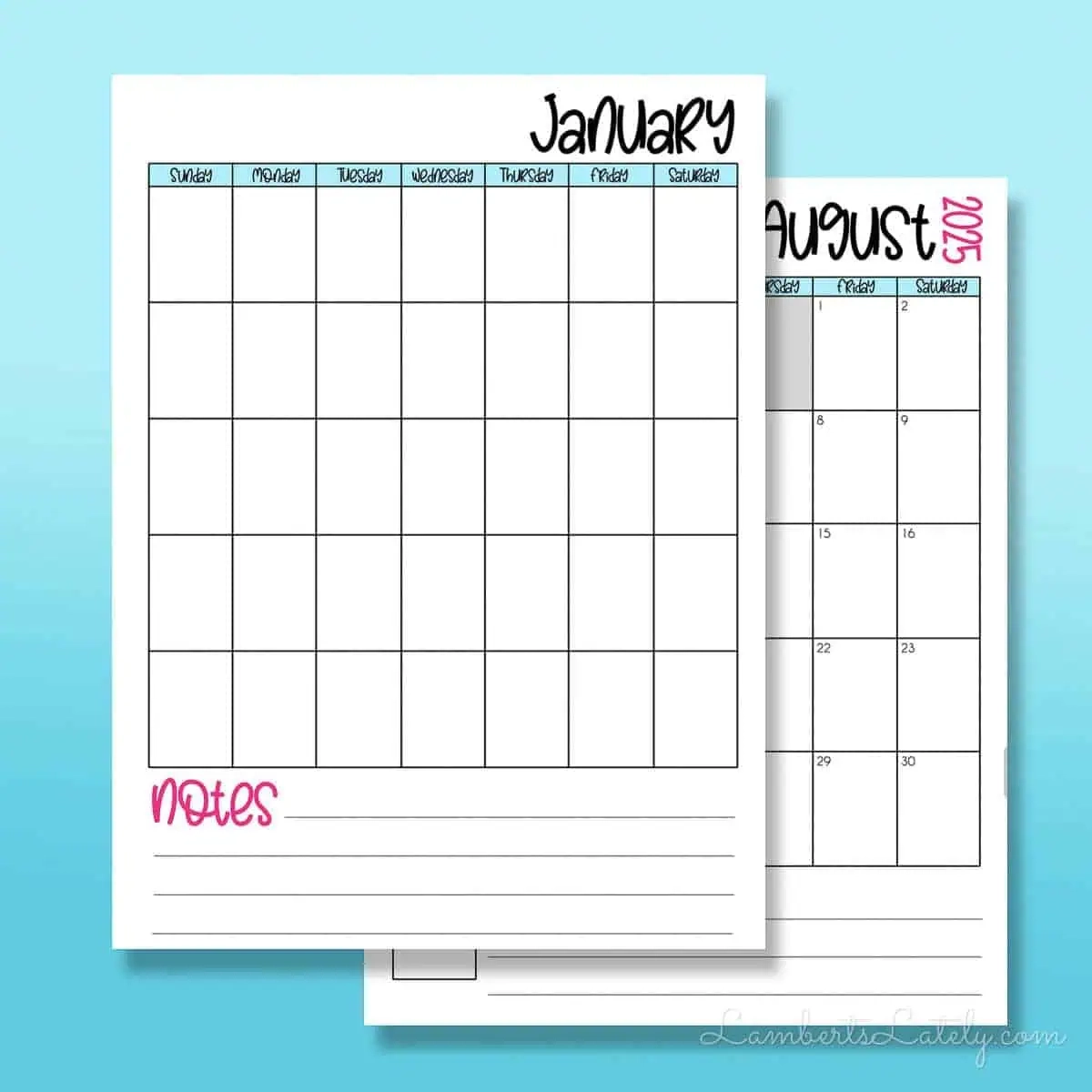 12 Free Printable Calendars For 2025 Lamberts Lately 12 Free Printable Calendars For 2025 Lamberts Lately