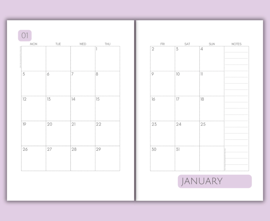 2025 2026 Two Page Calendar Monthly Spread Free Printable Printables And Inspirations 2025 2026 Two Page Calendar Monthly Spread Free Printable Printables And Inspirations