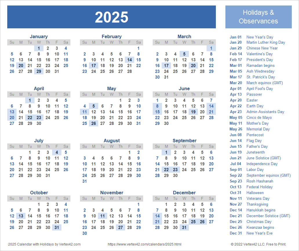 2025 Calendar Templates And Images 2025 Calendar Templates And Images