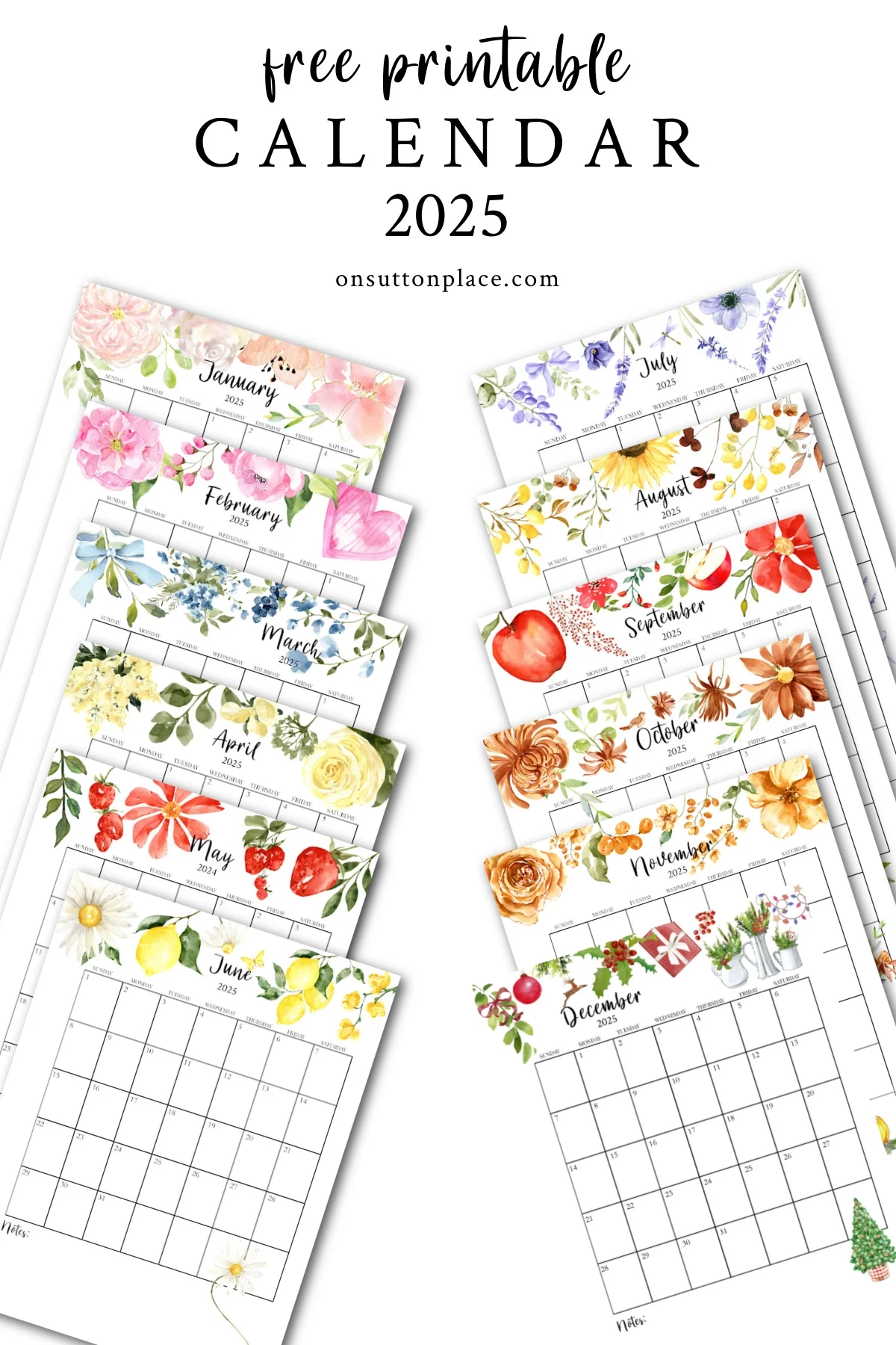 2025 Free Printable Calendar With Planner Pages On Sutton Place 2025 Free Printable Calendar With Planner Pages On Sutton Place