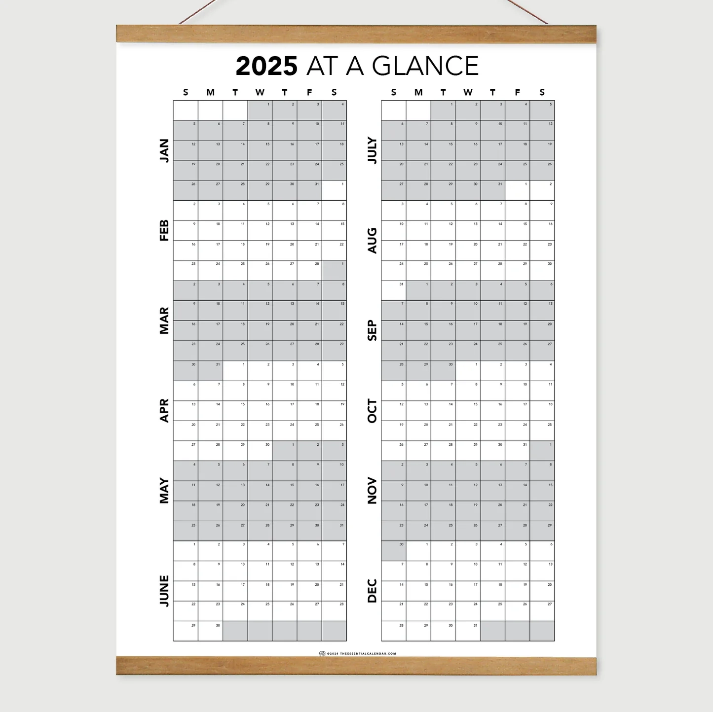 2025 Jan Dec At A Glance Sunday start 2025 Jan Dec At A Glance Sunday start
