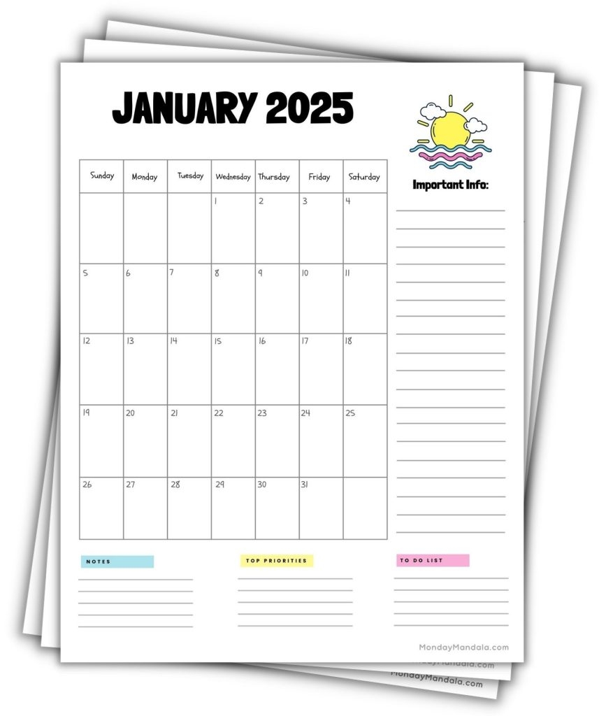 2025 Printable Calendars 56 Free PDF Printables 2025 Printable Calendars 56 Free PDF Printables