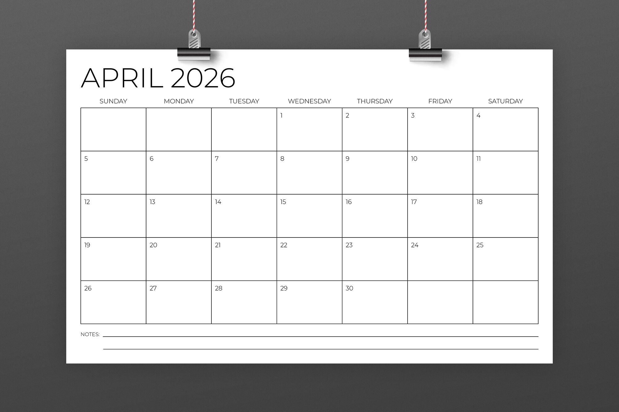 2026 11x17 Calendar Template By Running With Foxes TheHungryJPEG 2026 11x17 Calendar Template By Running With Foxes TheHungryJPEG