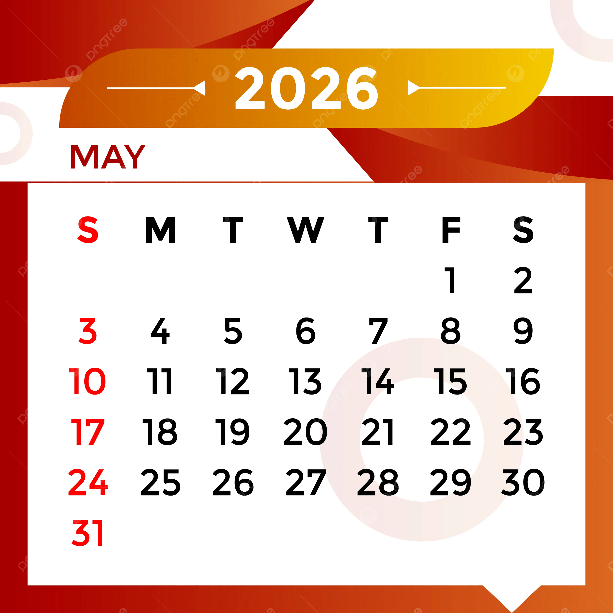 May 2026 Calendar