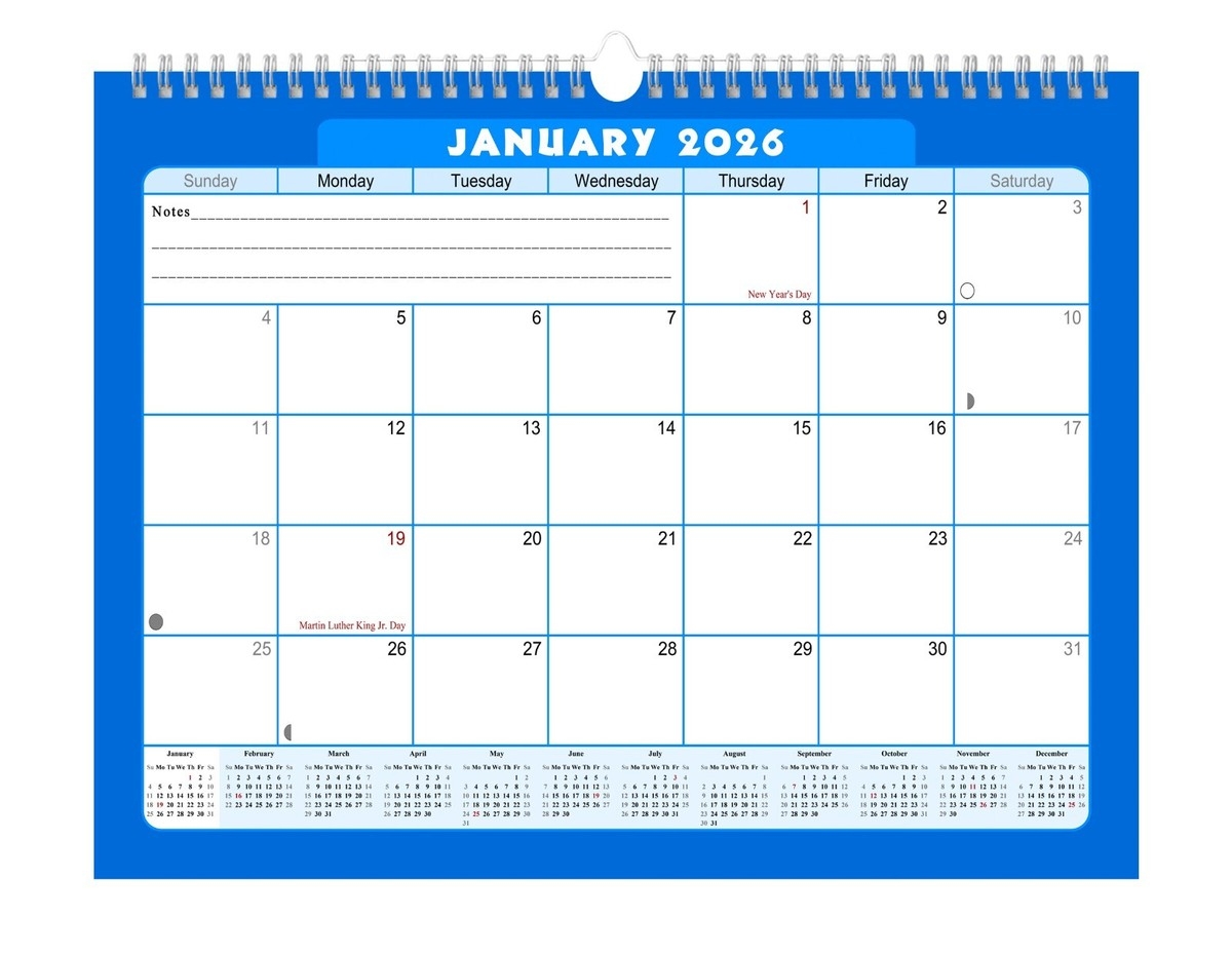 2026 Monthly Spiral Bound Wall Desk Calendar 12 Months Edition 06 EBay 2026 Monthly Spiral Bound Wall Desk Calendar 12 Months Edition 06 EBay