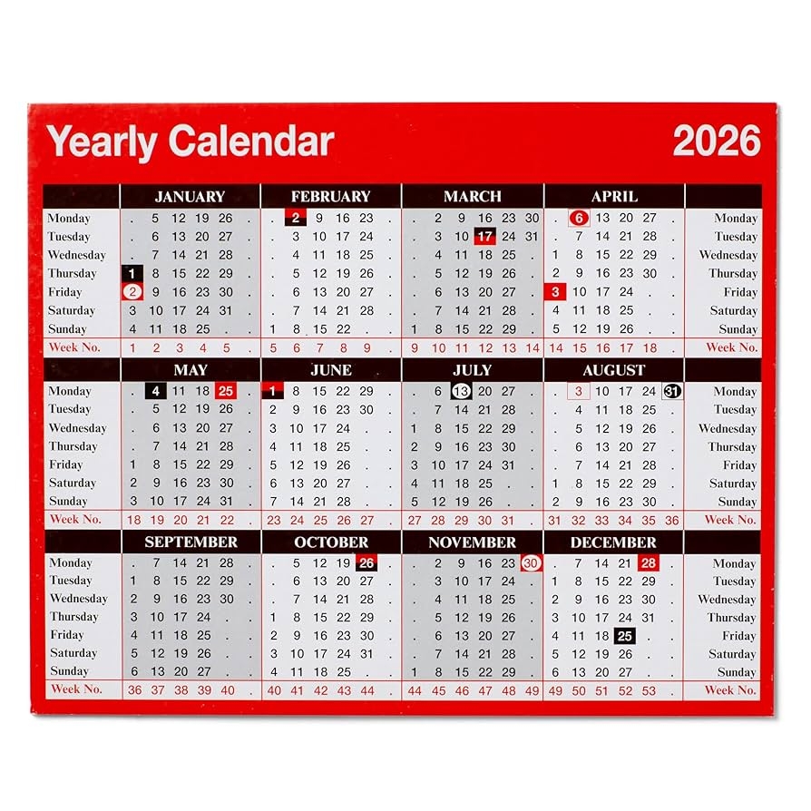2026 Yearly Desktop Calendar Free Standing Efficient Planner For Home Office Clear Easy to Read Dates Perfect For Daily Organization Scheduling Amazon co uk Stationery Office Supplies