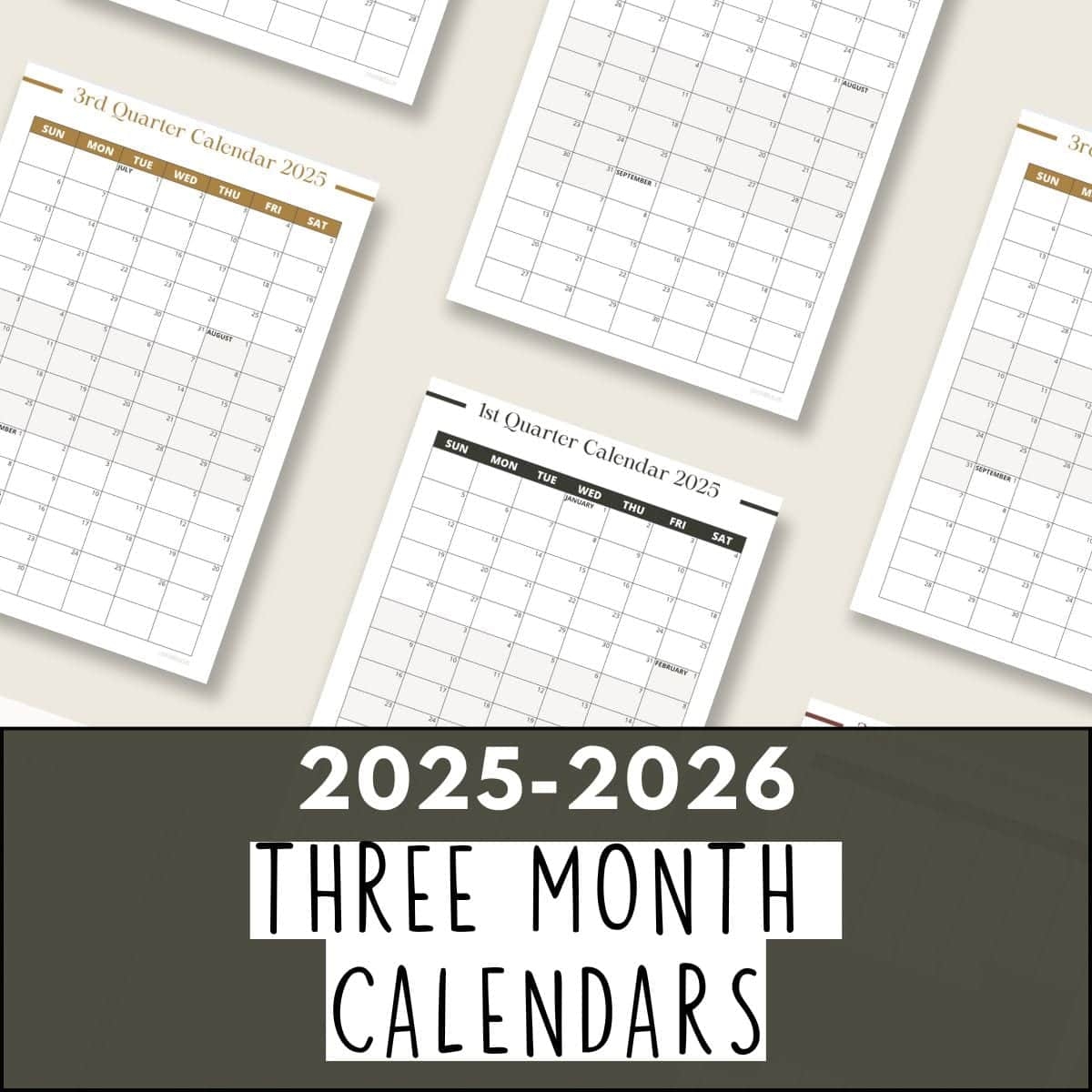 Blank 2025 And 2026 Calendar Printable Blank 2025 And 2026 Calendar Printable