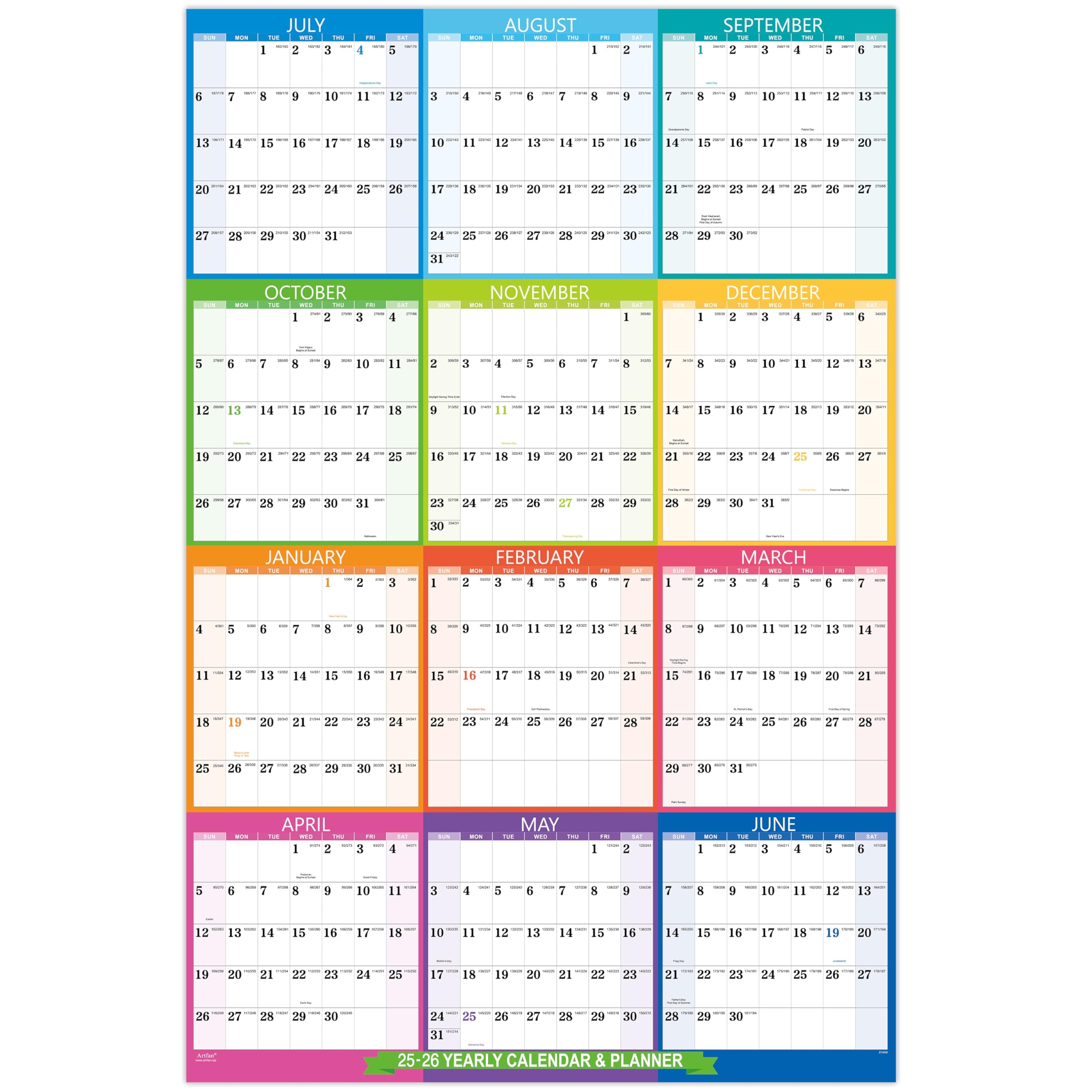 Amazon 2025 2026 Yearly Wall Calendar Wall Calendar 2025 2026 July 2025 June 2026 34 8 Amazon 2025 2026 Yearly Wall Calendar Wall Calendar 2025 2026 July 2025 June 2026 34 8
