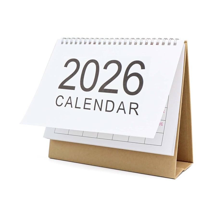 Amazon 2026 Standing Desk Calendars Month Stand Up Desk Calendar 2026 Wirebound Table Standup Simple Design Monthly Scheduler From Sep 2025 To Dec 2026 M Office Products