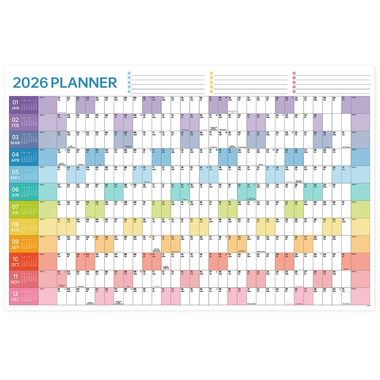 Amazon 2026 Wall Calendar Yearly Wall Calendar 2026 January 2026 December 2026 23 1 X 34 6 Open Full Year Calendar One Page Annual Year Calendar With Stickers Holidays Office Products Amazon 2026 Wall Calendar Yearly Wall Calendar 2026 January 2026 December 2026 23 1 X 34 6 Open Full Year Calendar One Page Annual Year Calendar With Stickers Holidays Office Products