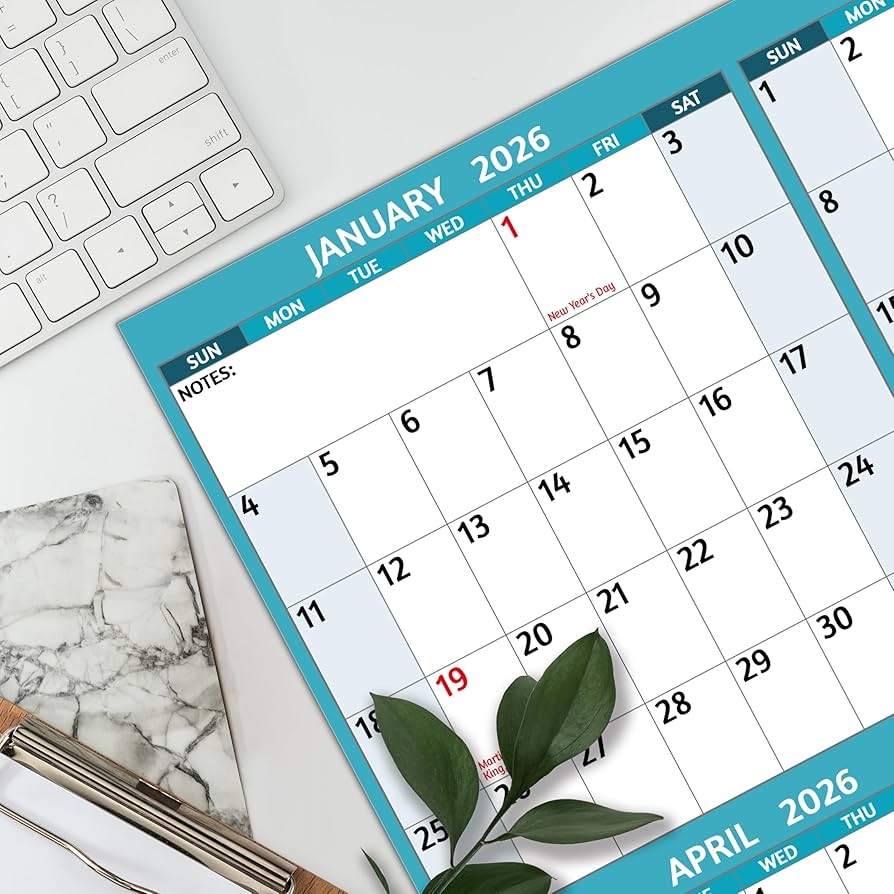 January 2026 Calendar Printable