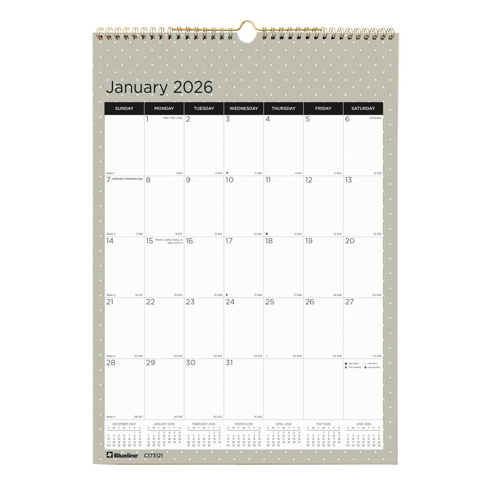 Amazon Blueline 2026 Colorful Monthly Wall Calendar 12 Months January To December Gold Twin Wire Binding 12 X 17 Minimalist C173121 26 Office Products Amazon Blueline 2026 Colorful Monthly Wall Calendar 12 Months January To December Gold Twin Wire Binding 12 X 17 Minimalist C173121 26 Office Products
