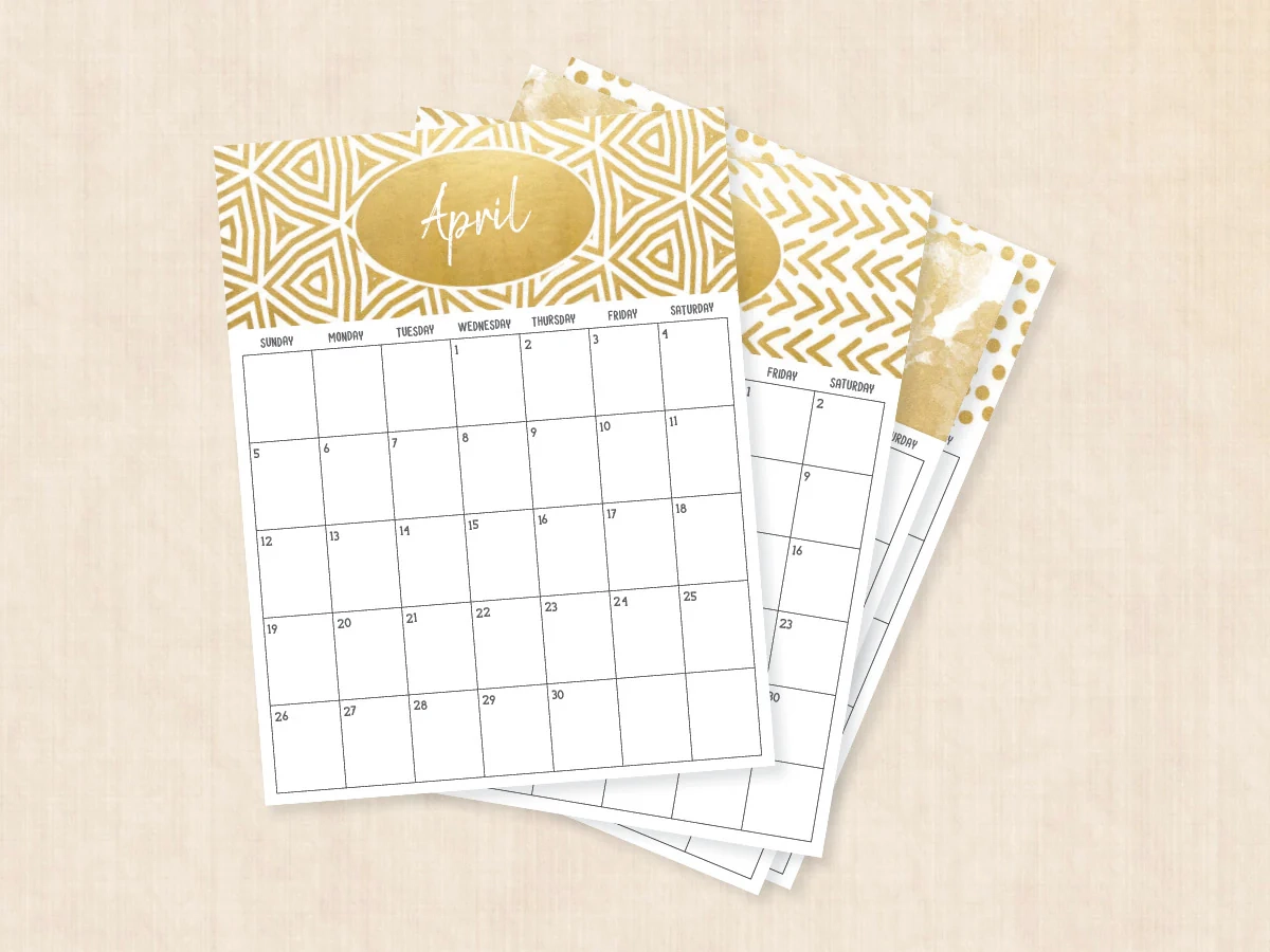 April 2026 Calendar Printable PDF Templates April 2026 Calendar Printable PDF Templates