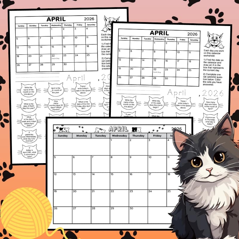 April 2026 Calendar Worksheets Tree Valley Academy April 2026 Calendar Worksheets Tree Valley Academy