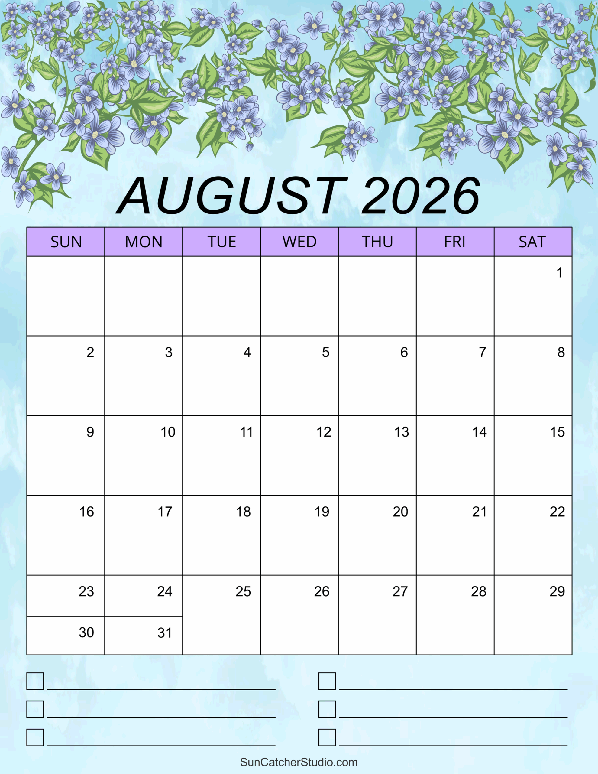 Free Printable Calendar Templates August 2026 Free Printable Calendar Templates August 2026