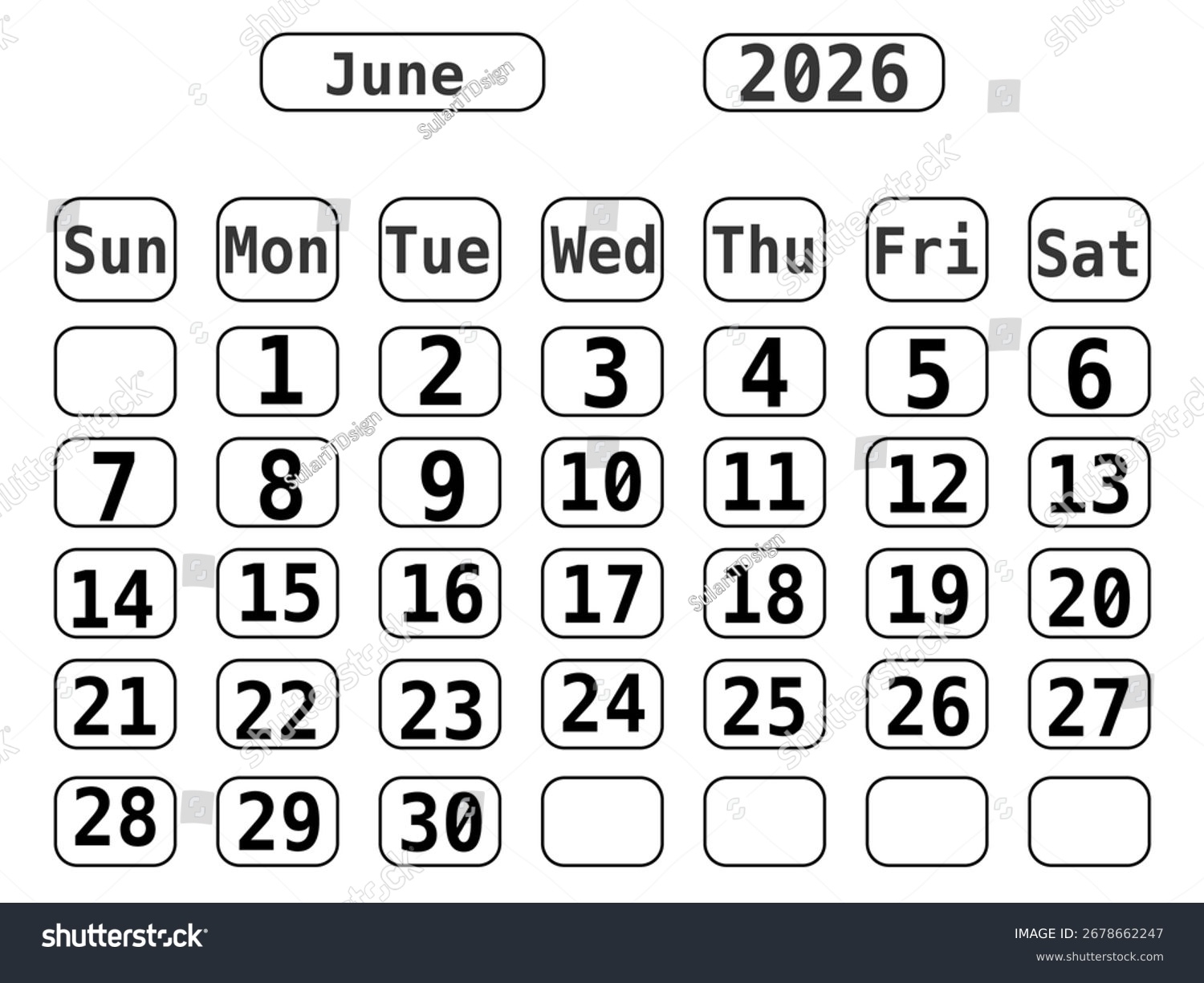 Black Line Art 2026 Calendar Template Stock Vector Royalty Free 2678662247 Shutterstock Black Line Art 2026 Calendar Template Stock Vector Royalty Free 2678662247 Shutterstock
