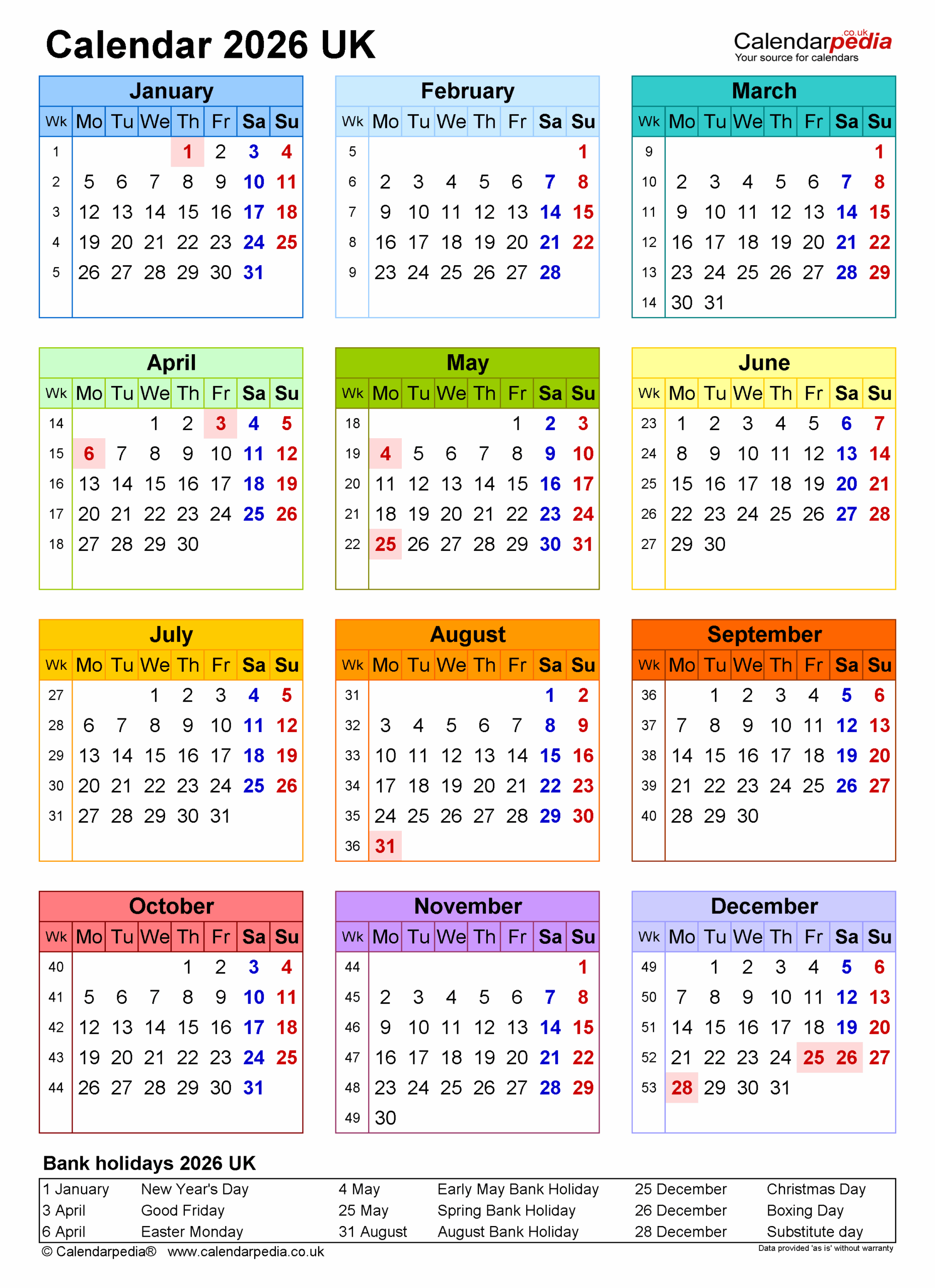 Calendar For 2026 Pdf Calendar For 2026 Pdf
