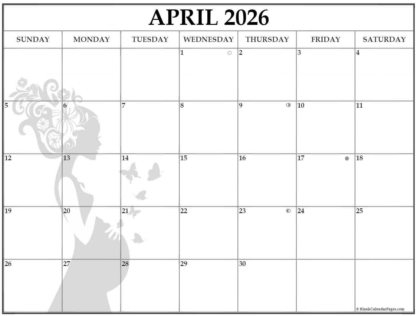 Collection Of April 2026 Photo Calendars With Image Filters Collection Of April 2026 Photo Calendars With Image Filters