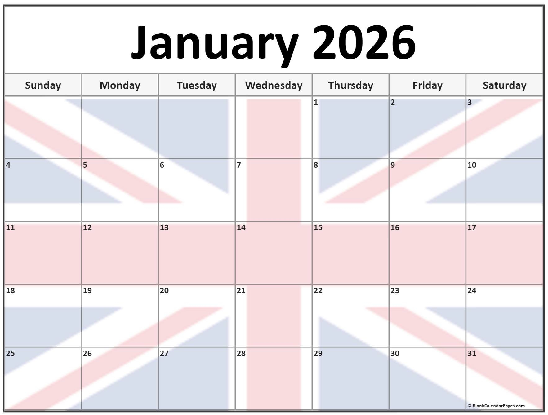 Collection Of January 2026 Photo Calendars With Image Filters Collection Of January 2026 Photo Calendars With Image Filters
