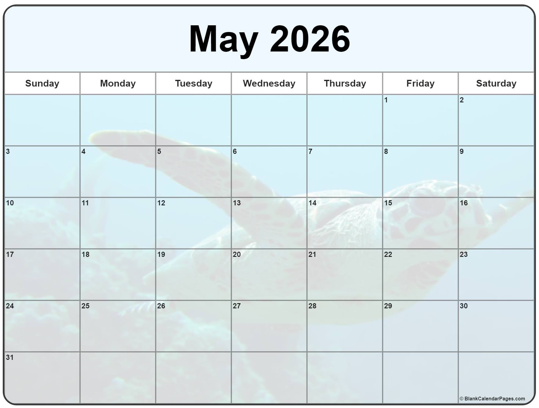 Collection Of May 2026 Photo Calendars With Image Filters Collection Of May 2026 Photo Calendars With Image Filters
