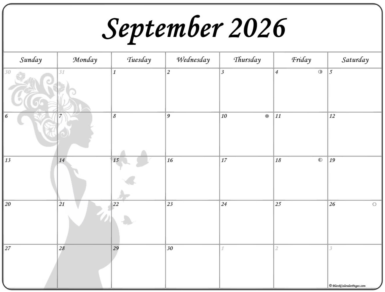 Collection Of September 2026 Photo Calendars With Image Filters Collection Of September 2026 Photo Calendars With Image Filters