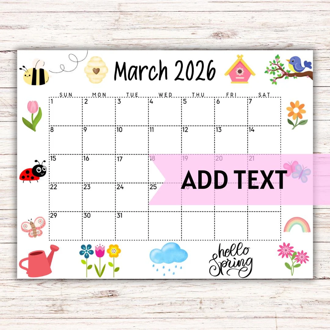 EDITABLE March Calendar 2026 Printable Wall Calendar 2026 Cute Spring Calendar W Purple Rain Cloud Monthly Calendar School Calendar Etsy EDITABLE March Calendar 2026 Printable Wall Calendar 2026 Cute Spring Calendar W Purple Rain Cloud Monthly Calendar School Calendar Etsy