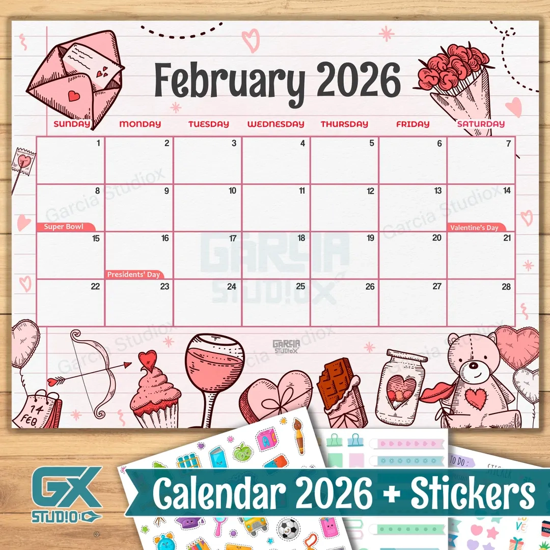 Blank February 2026 Calendar Printable Free Download Blank February 2026 Calendar Printable Free Download