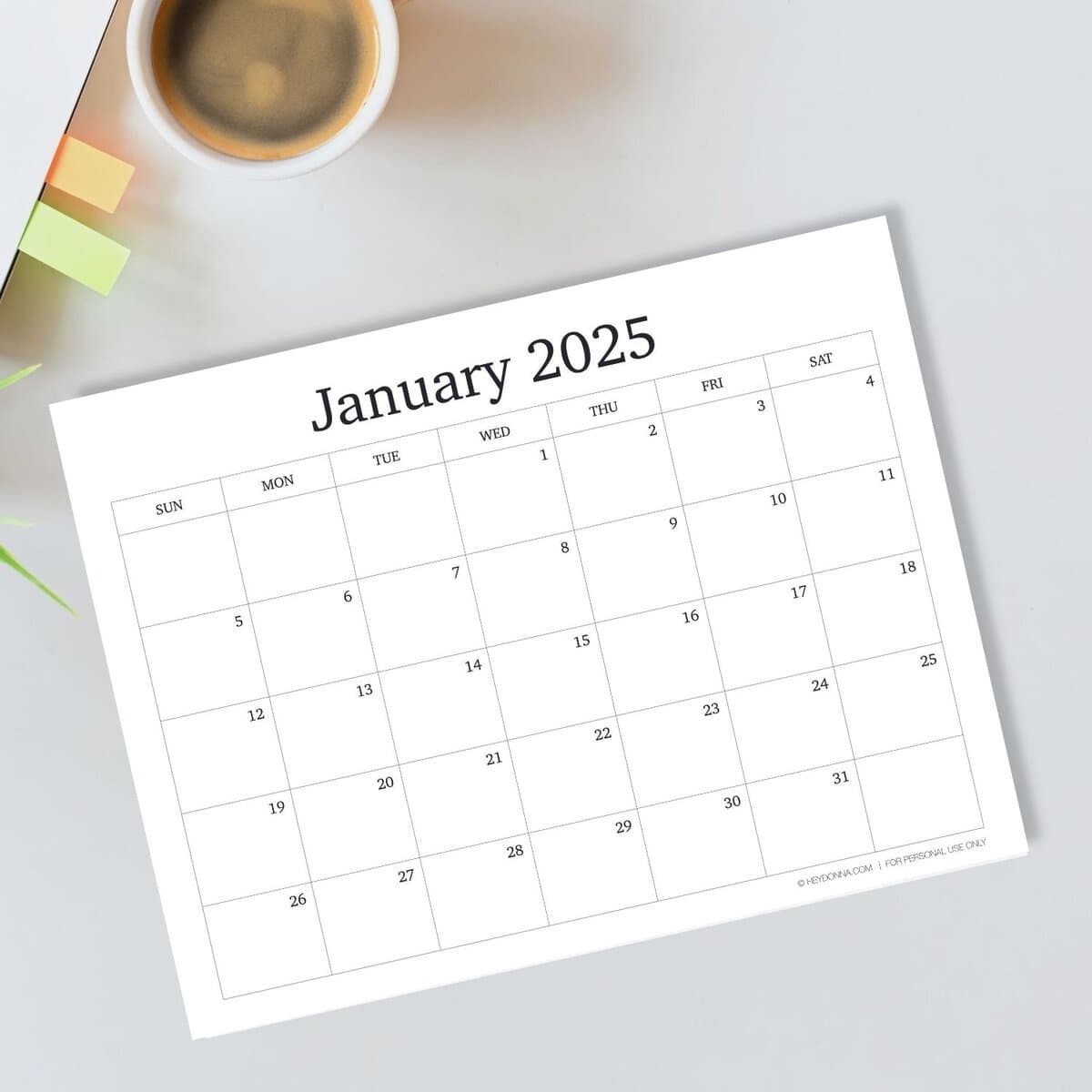 2025 Printable Calendar By Month Free 2025 Printable Calendar By Month Free