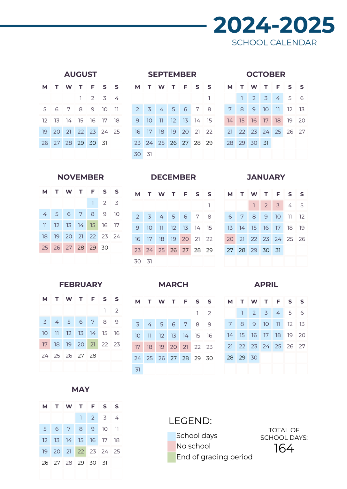 Free 2025 School Calendar Template To Edit Online Free 2025 School Calendar Template To Edit Online