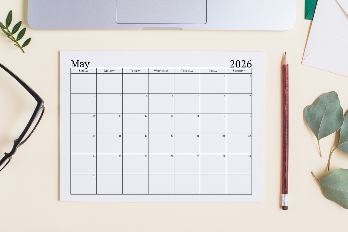 Free 2026 And 2025 Printable Calendar One Page Monthly Templates Free 2026 And 2025 Printable Calendar One Page Monthly Templates