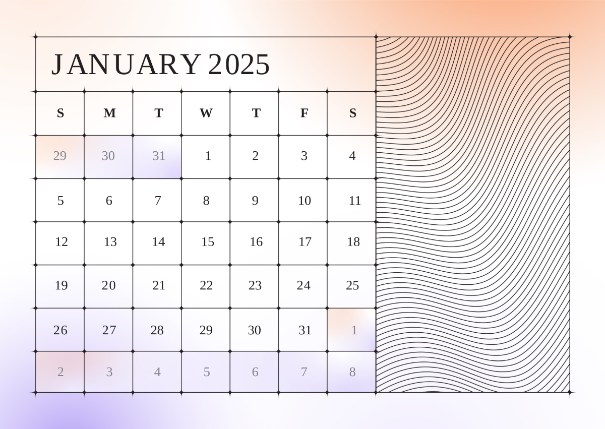 Free Blank 2025 Calendar Template To Edit Online Free Blank 2025 Calendar Template To Edit Online