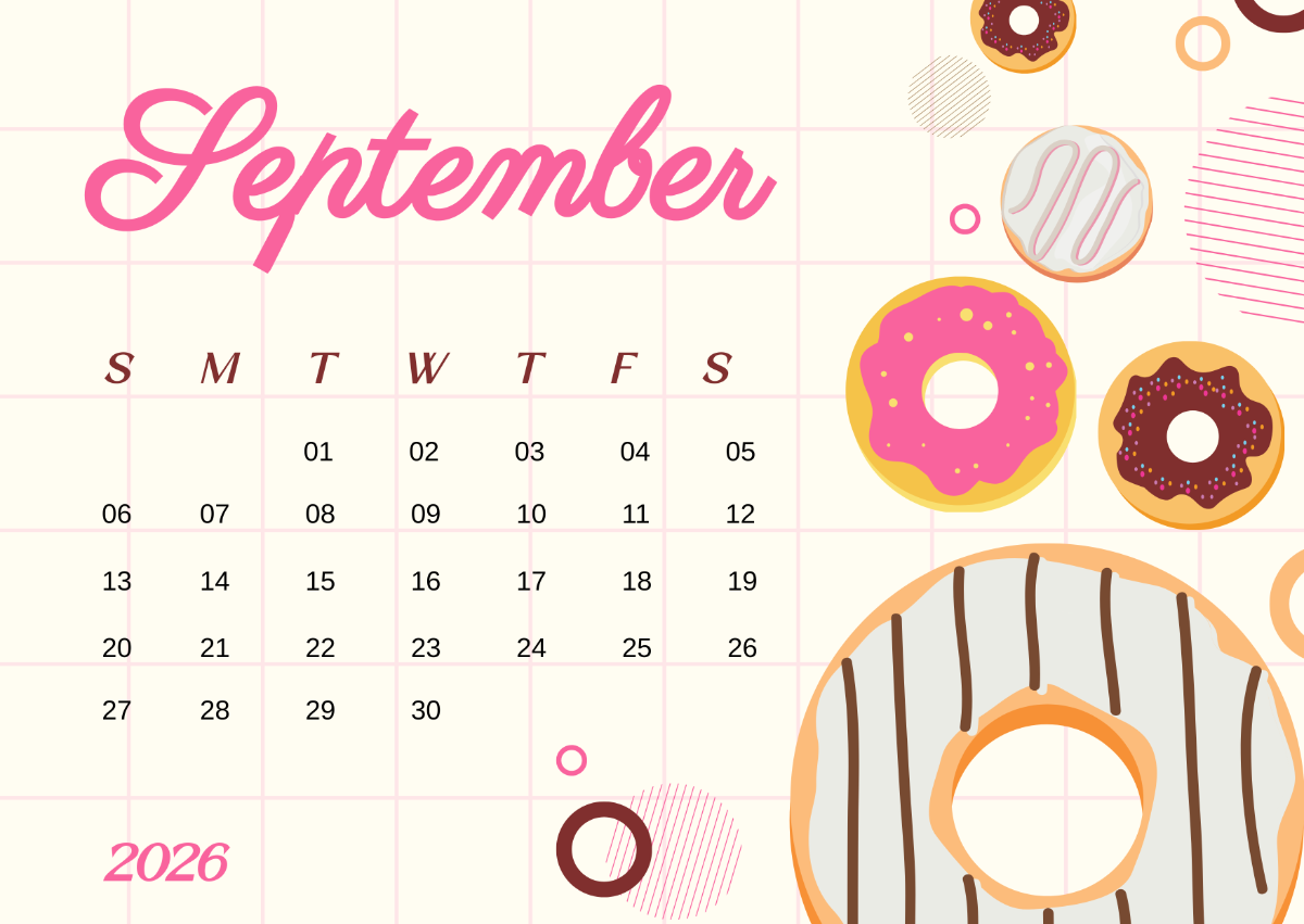 Free Creative September 2026 Calendar Template To Edit Online Free Creative September 2026 Calendar Template To Edit Online