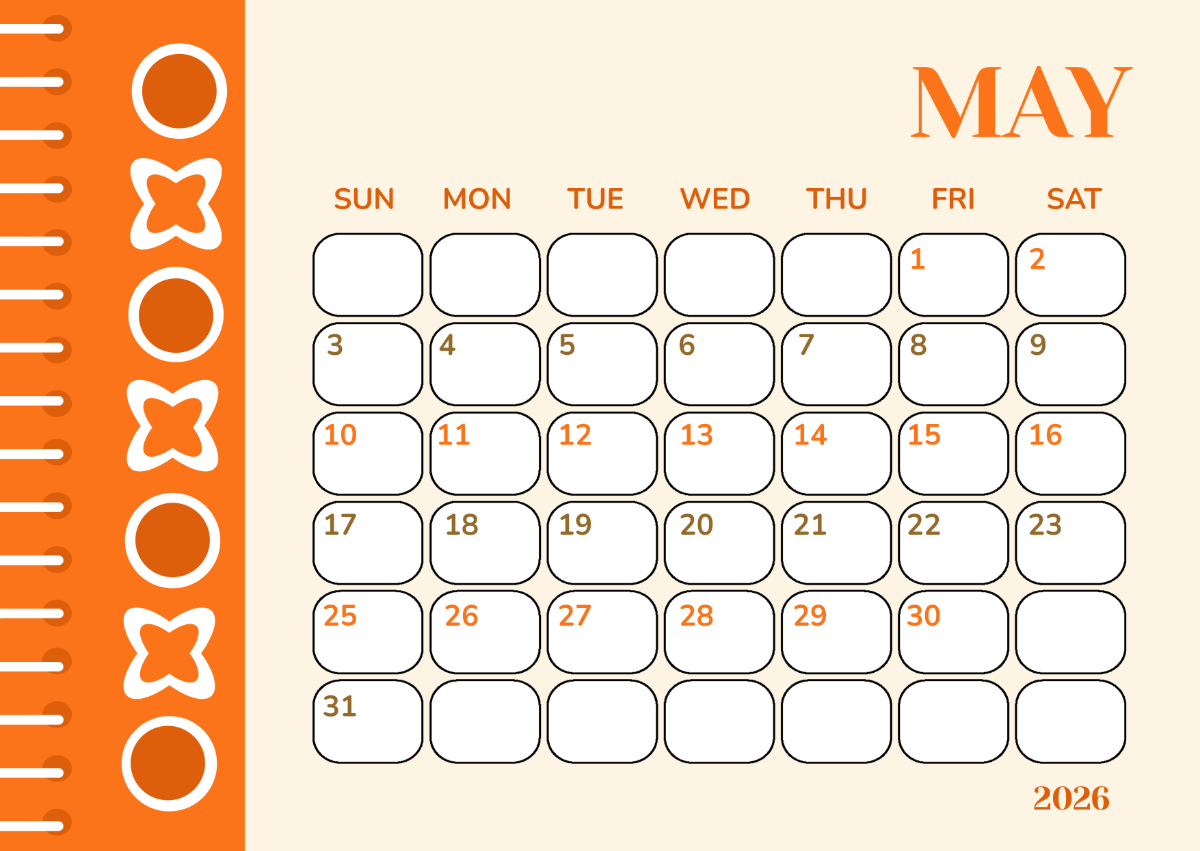 Free Handy May 2026 Calendar Template To Edit Online Free Handy May 2026 Calendar Template To Edit Online