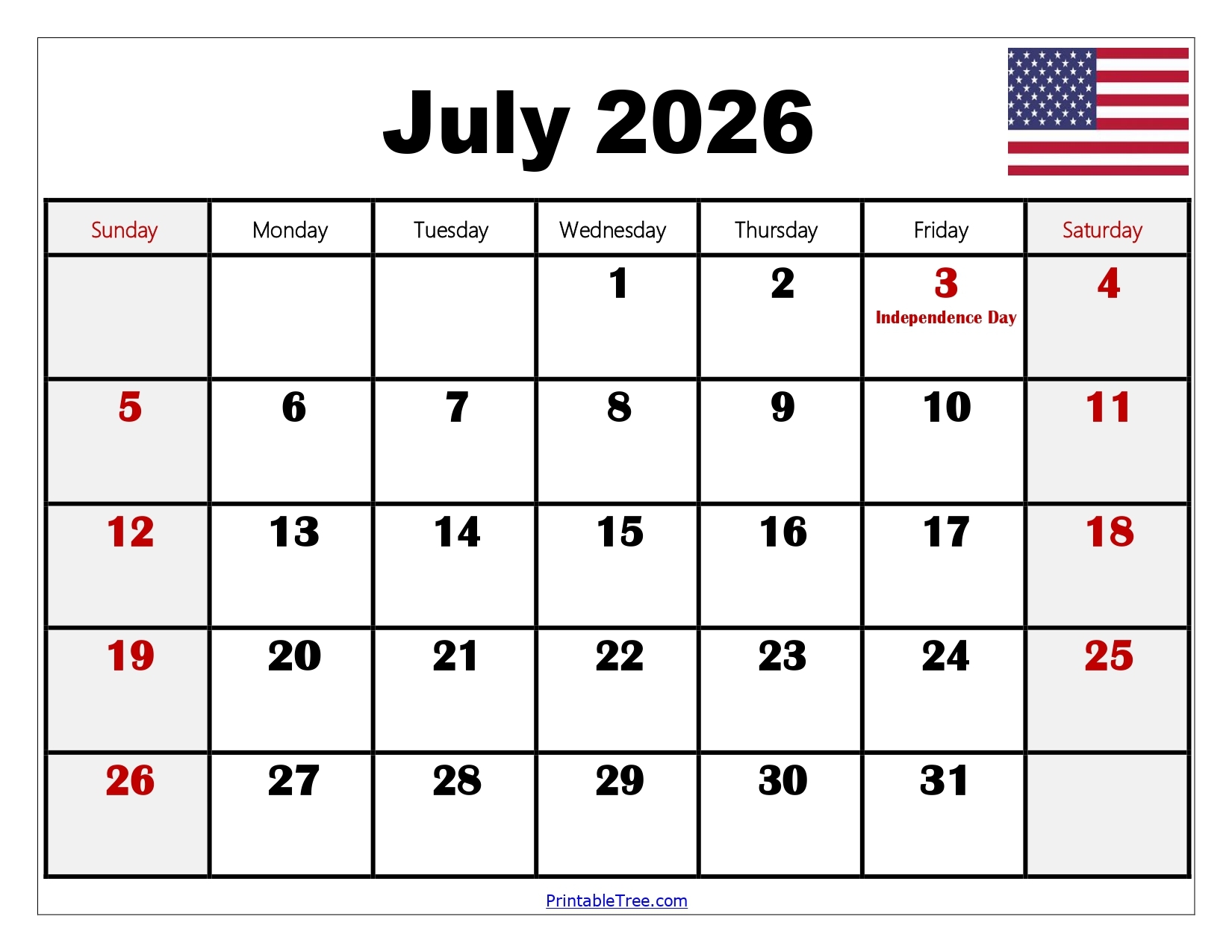 July And August Calendar 2026 Blank July And August Calendar 2026 Blank