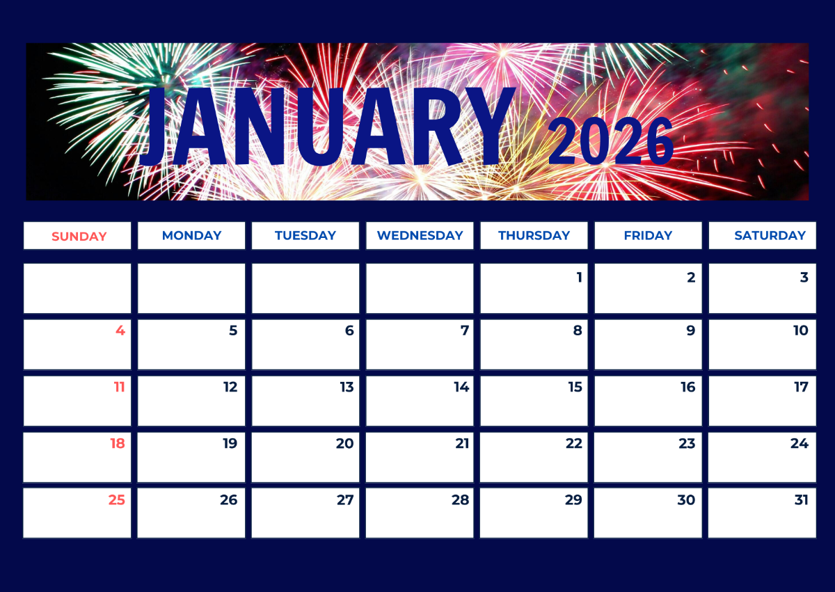 Free Landscape January 2026 Calendar Template To Edit Online Free Landscape January 2026 Calendar Template To Edit Online