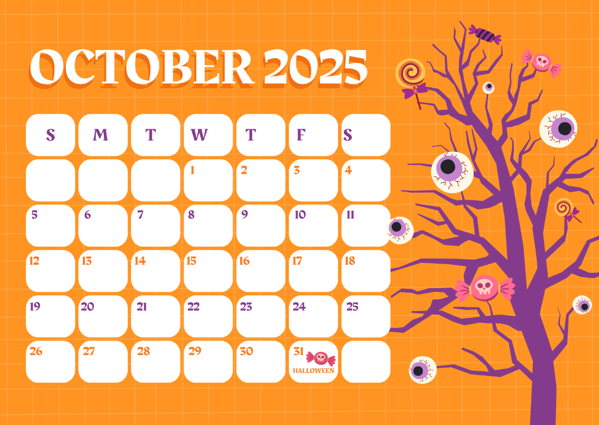 Free October 2025 Calendar Templates Editable And Printable