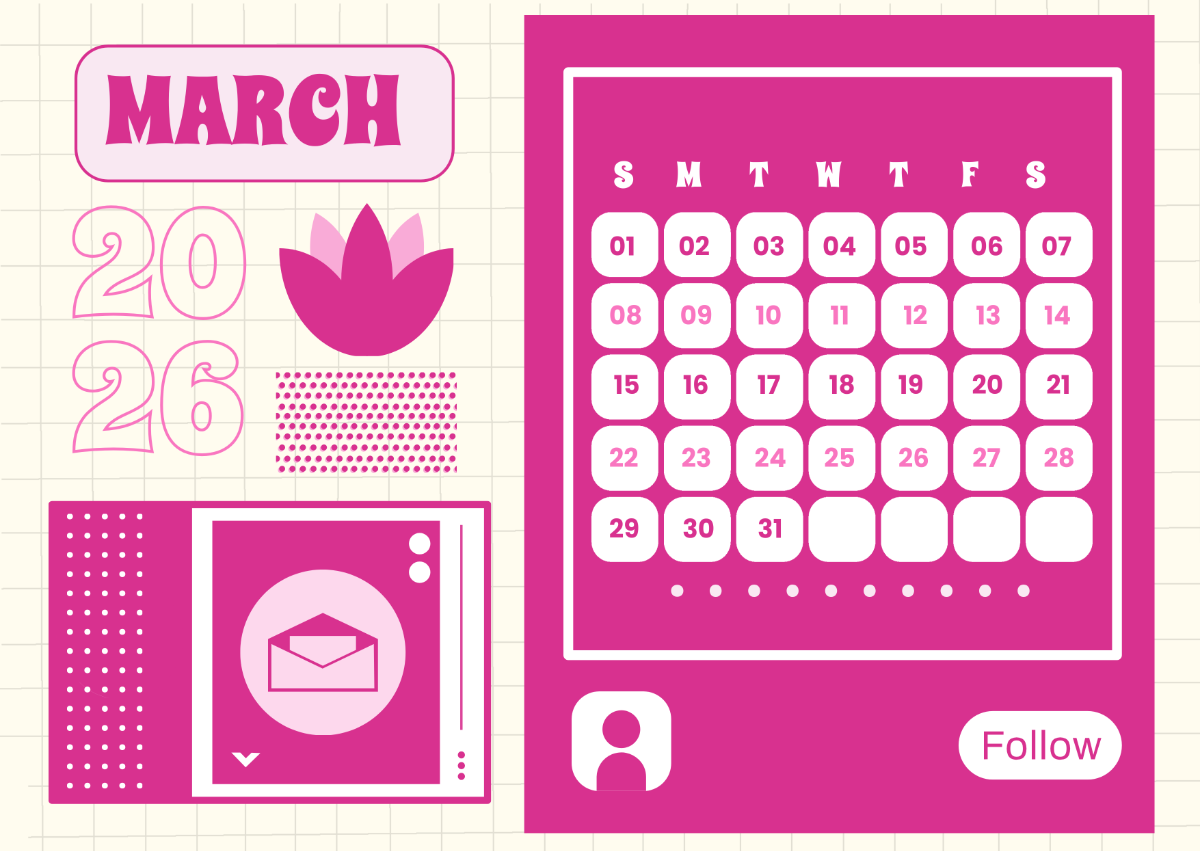 March 2026 Calendar Free