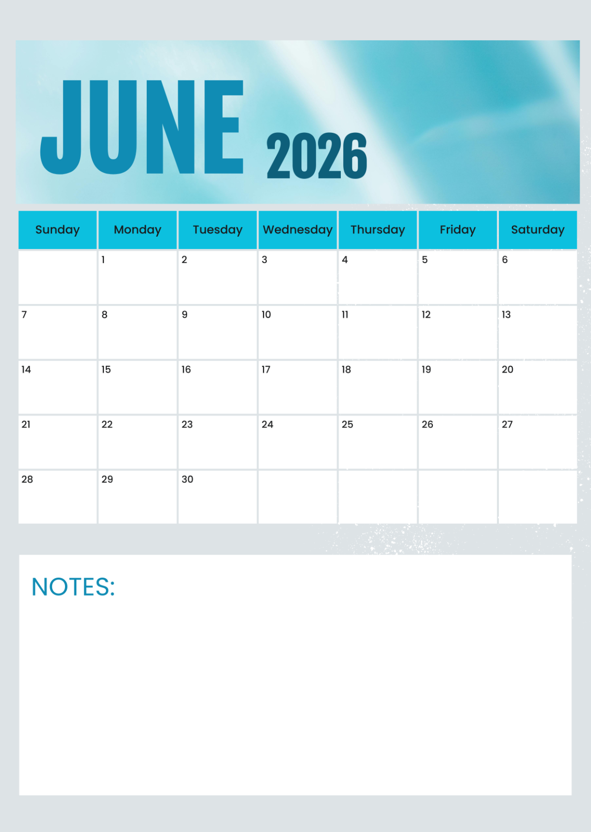 Free Portrait June 2026 Calendar Template To Edit Online Free Portrait June 2026 Calendar Template To Edit Online