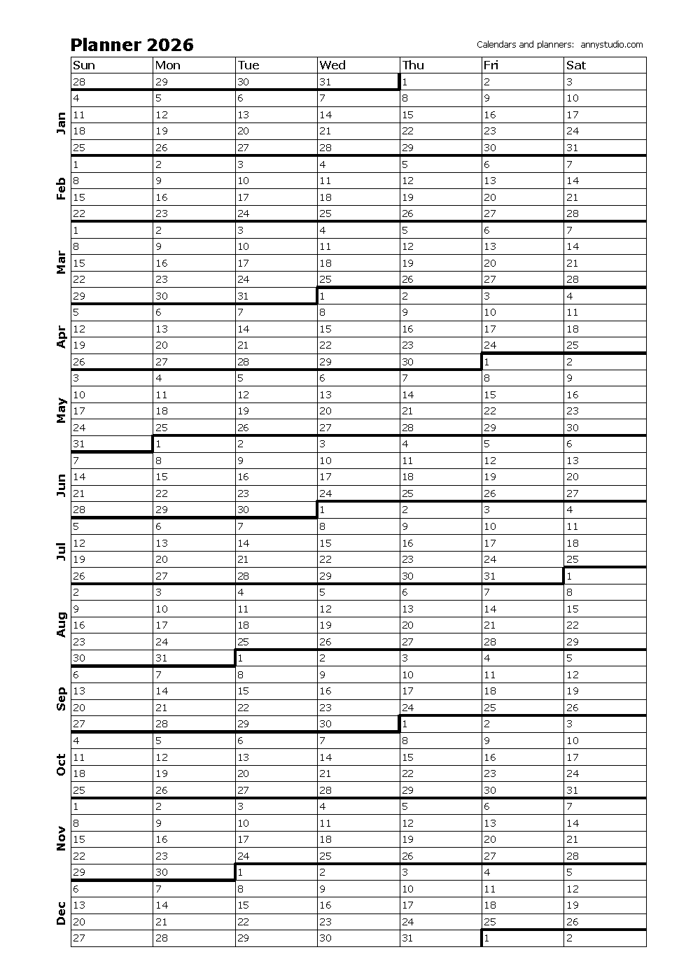 Free Printable Calendars And Planners 2025 2026 And 2027 Free Printable Calendars And Planners 2025 2026 And 2027