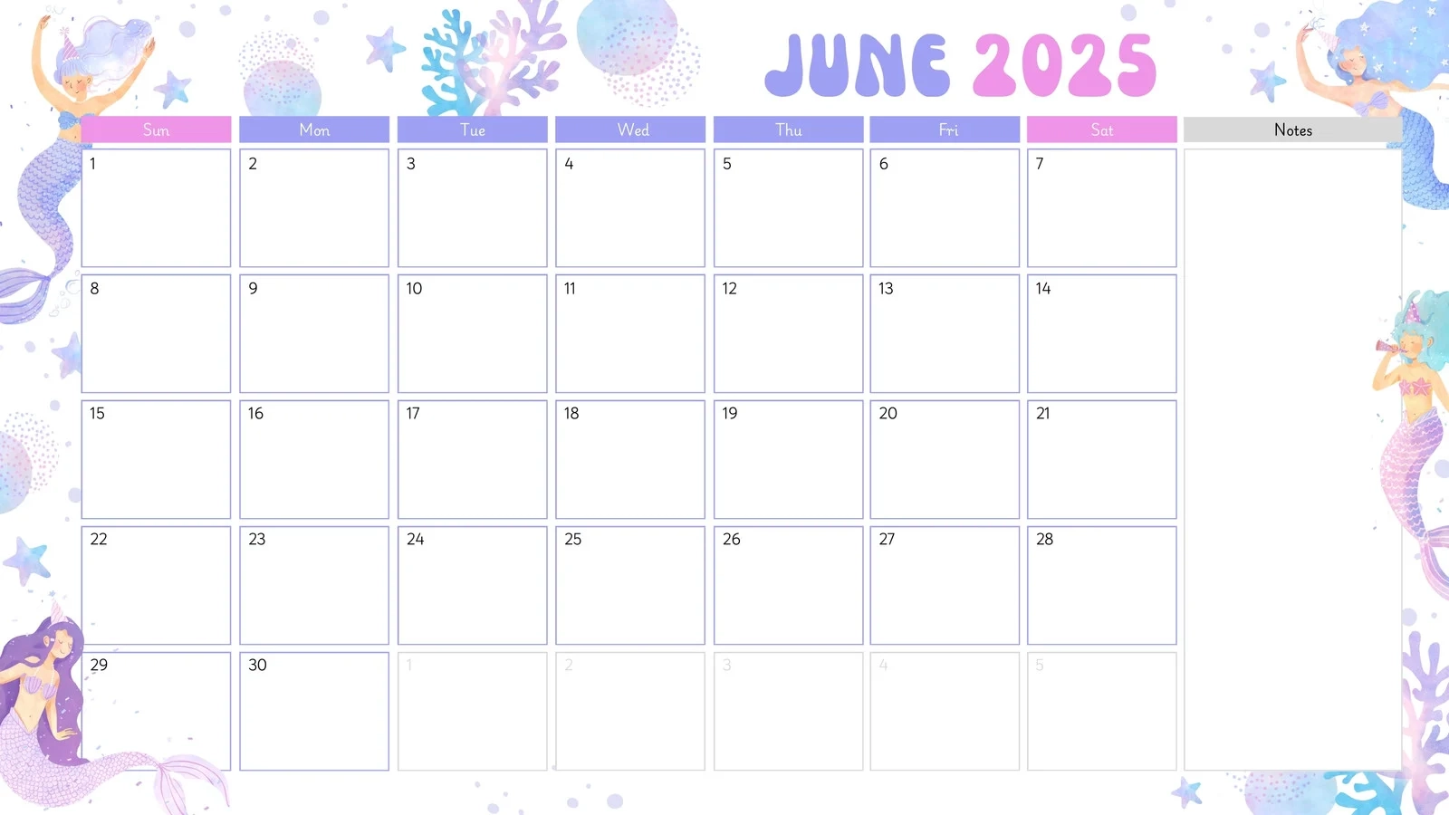 Free Printable Custom June 2025 Calendar Templates Canva Free Printable Custom June 2025 Calendar Templates Canva