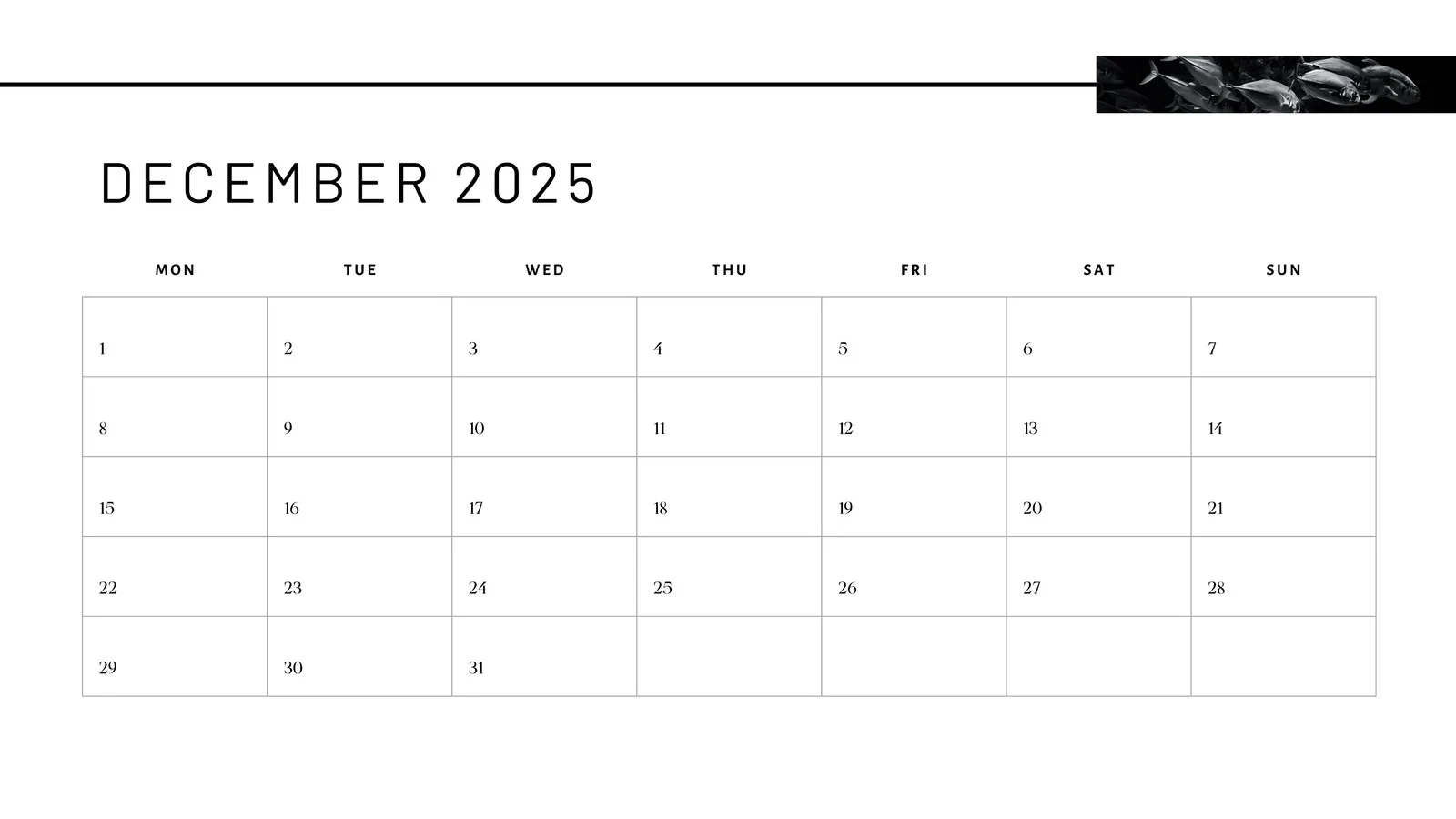 Free Printable December 2025 Calendar Templates Canva Free Printable December 2025 Calendar Templates Canva