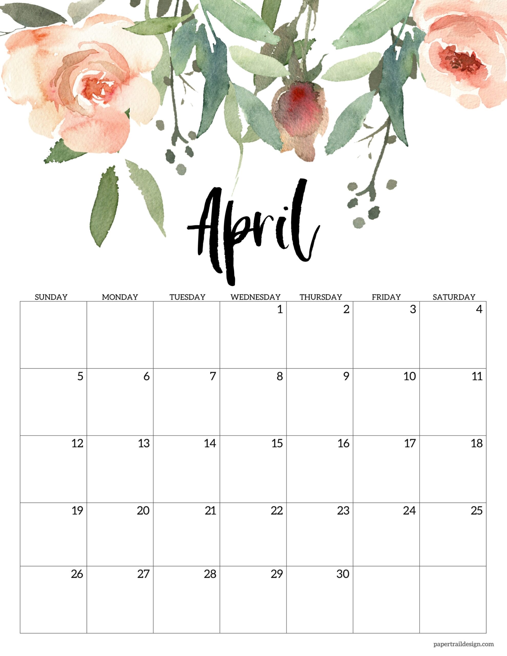 April 2026 Calendar Printable Free Pdf April 2026 Calendar Printable Free Pdf
