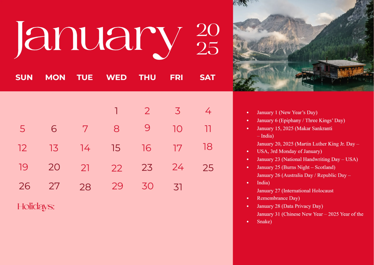 Free Printable January 2025 Calendar Template To Edit Online Free Printable January 2025 Calendar Template To Edit Online