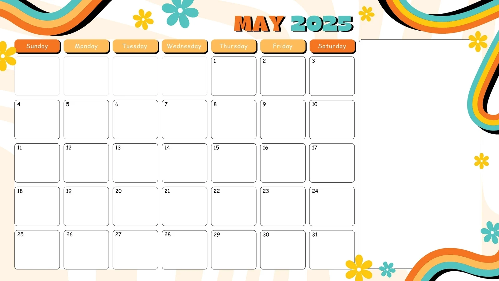 Free To Edit And Print May 2025 Calendar Templates Canva