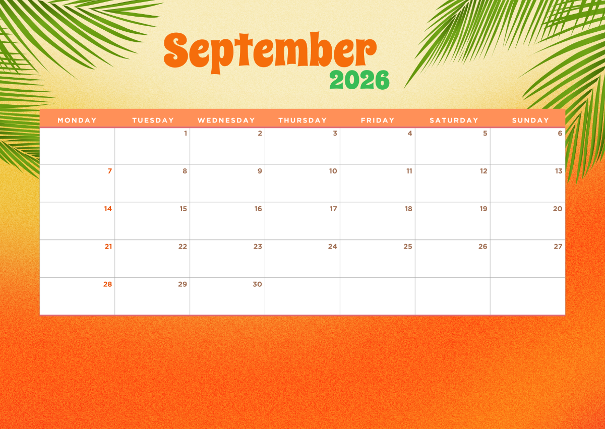 Free Warm Neutrals September 2026 Calendar Template To Edit Online Free Warm Neutrals September 2026 Calendar Template To Edit Online