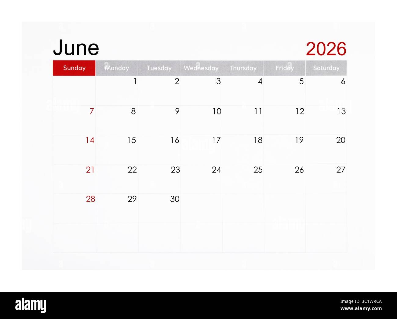 June 2026 Cut Out Stock Images Pictures Alamy