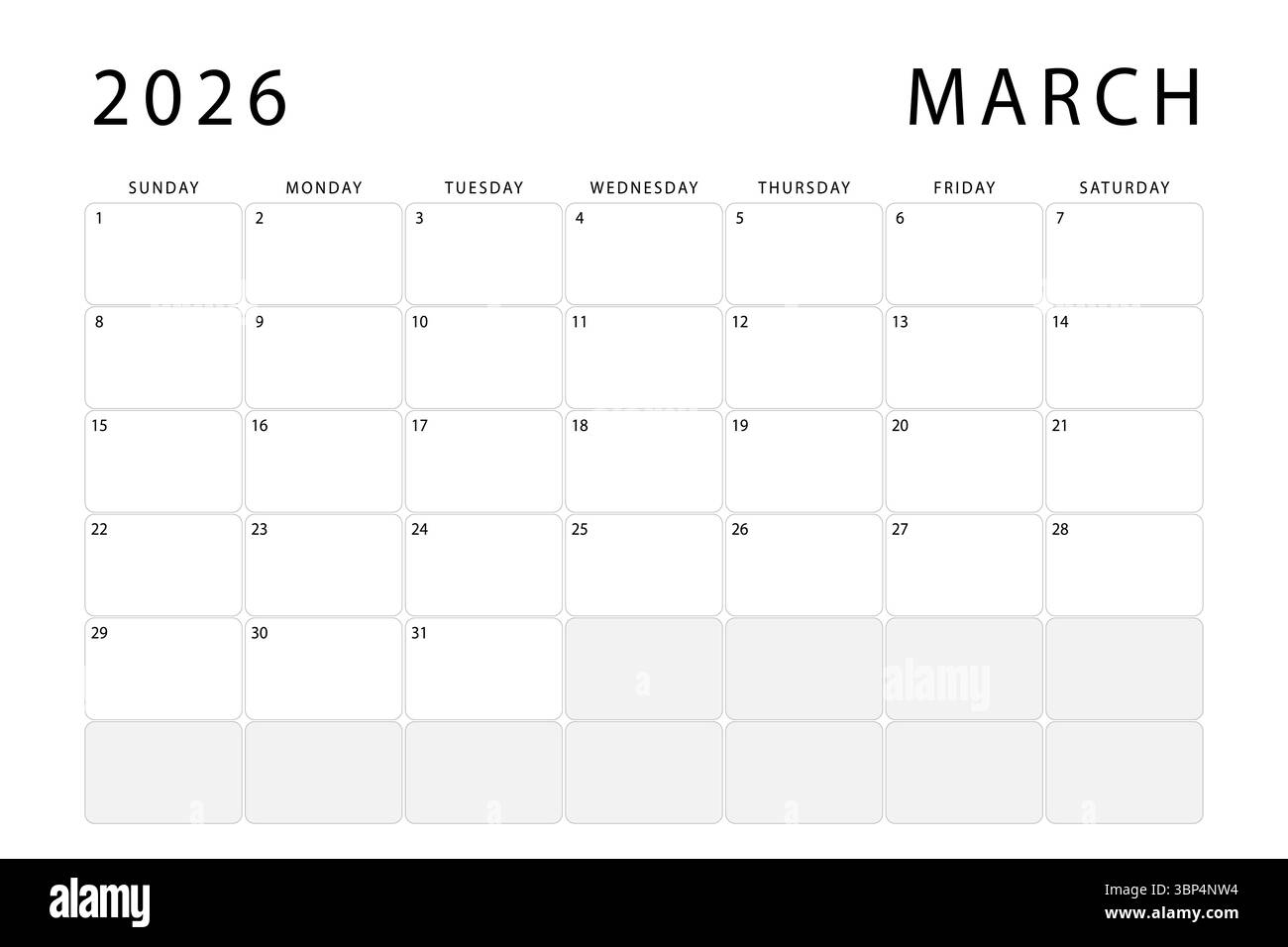 March 2026 Calendar Hi res Stock Photography And Images Page 2 Alamy