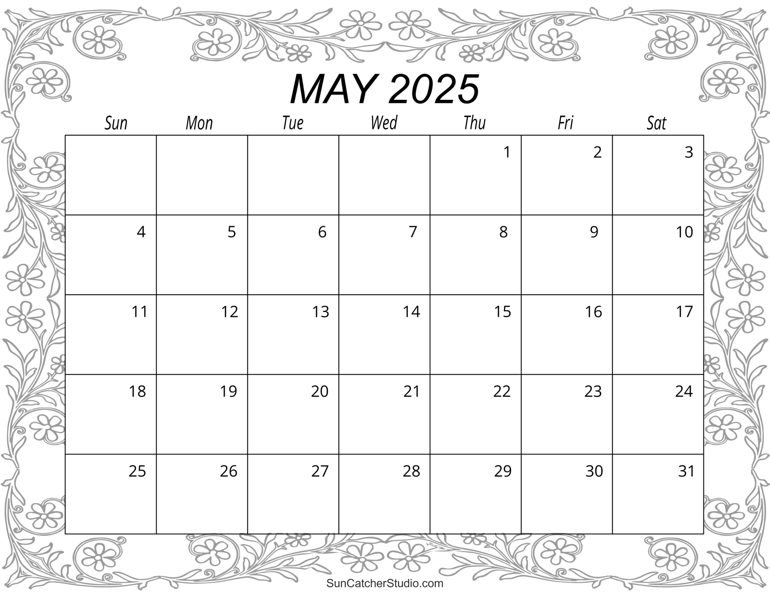 May 2025 Calendar Free Printable Free Printables Monograms Design Tools Patterns U0026 DIY Projects May 2025 Calendar Free Printable Free Printables Monograms Design Tools Patterns U0026 DIY Projects