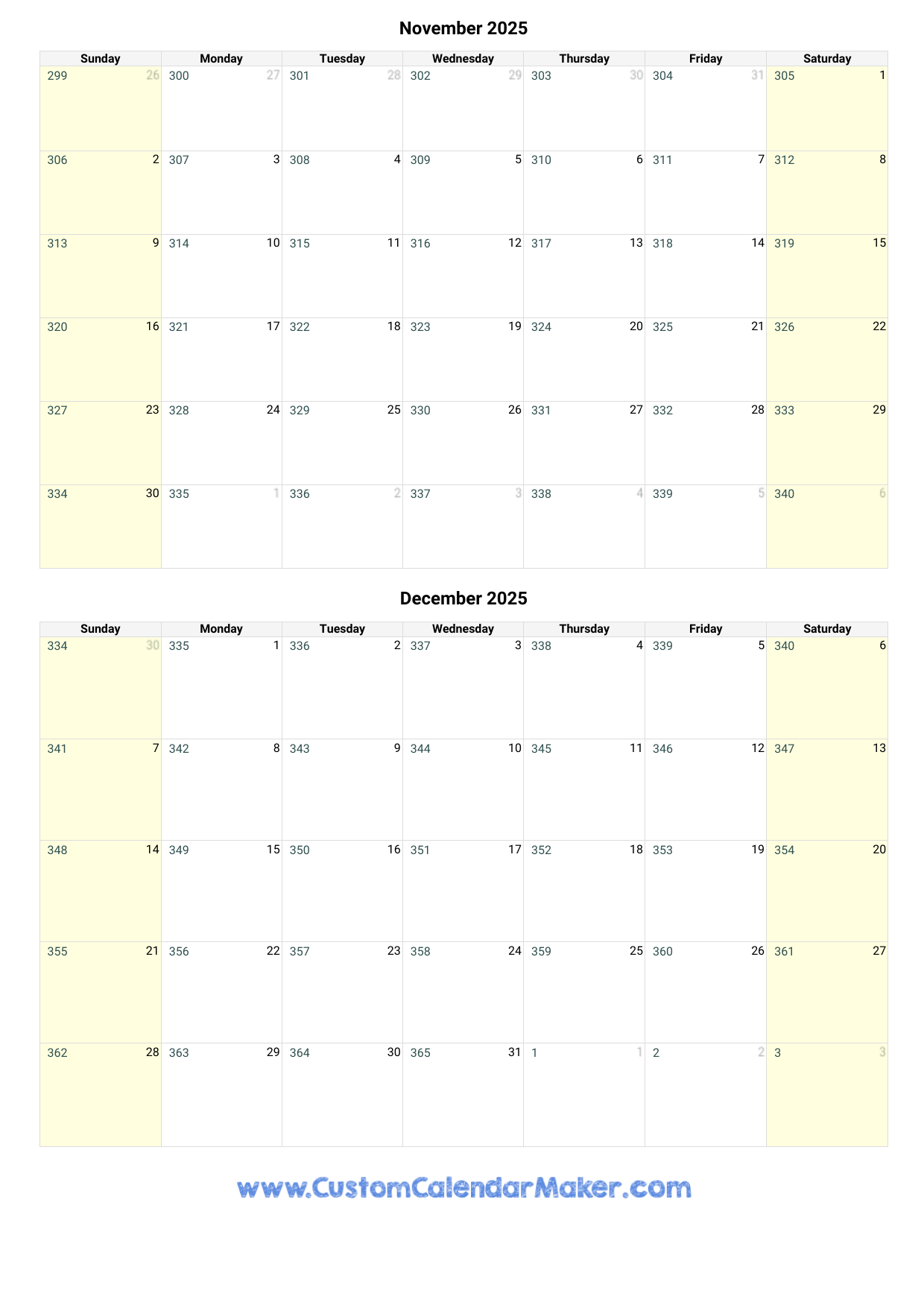 November 2025 Calendar Printable Pdf November 2025 Calendar Printable Pdf