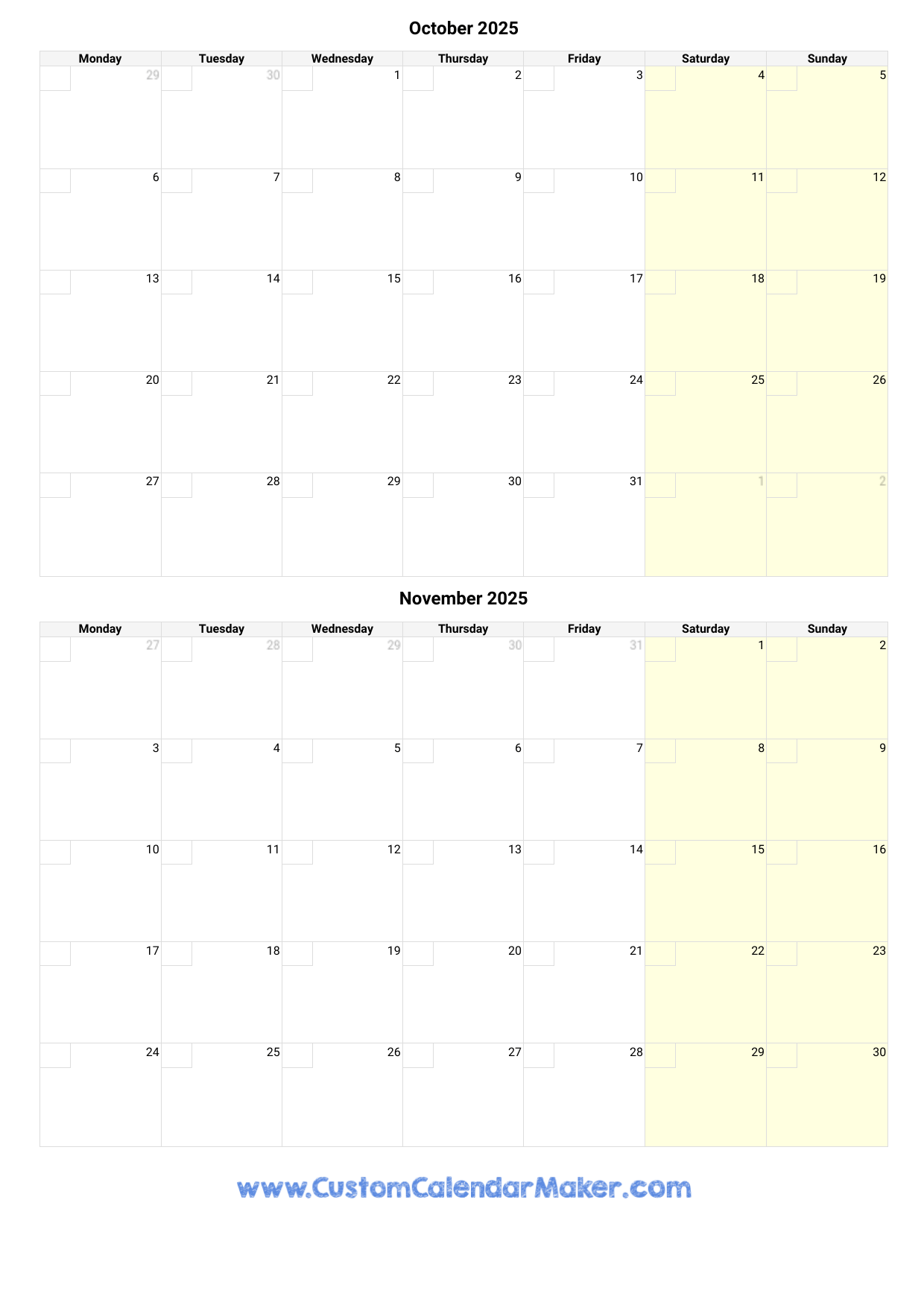 Calendar November 2025 Printable Free Calendar November 2025 Printable Free